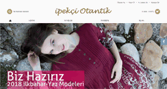 Desktop Screenshot of ipekcitekstil.com